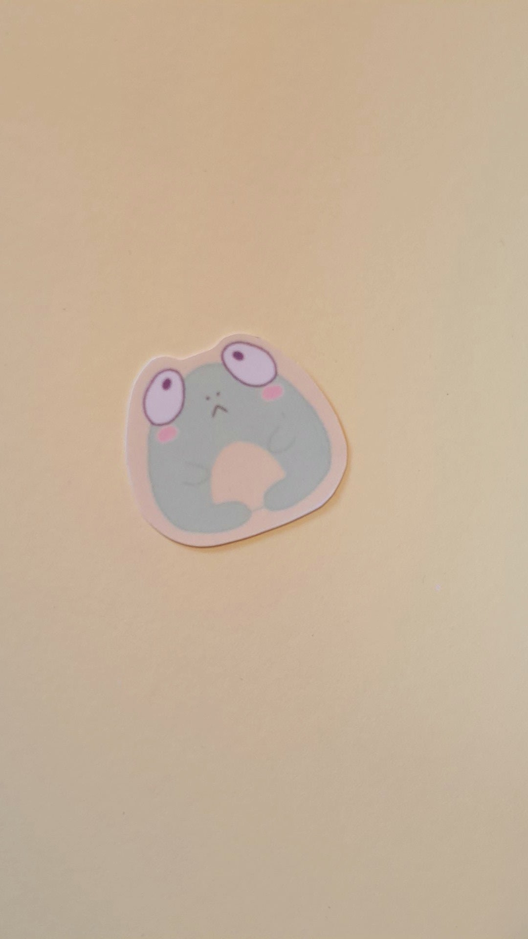 Frog sticker
