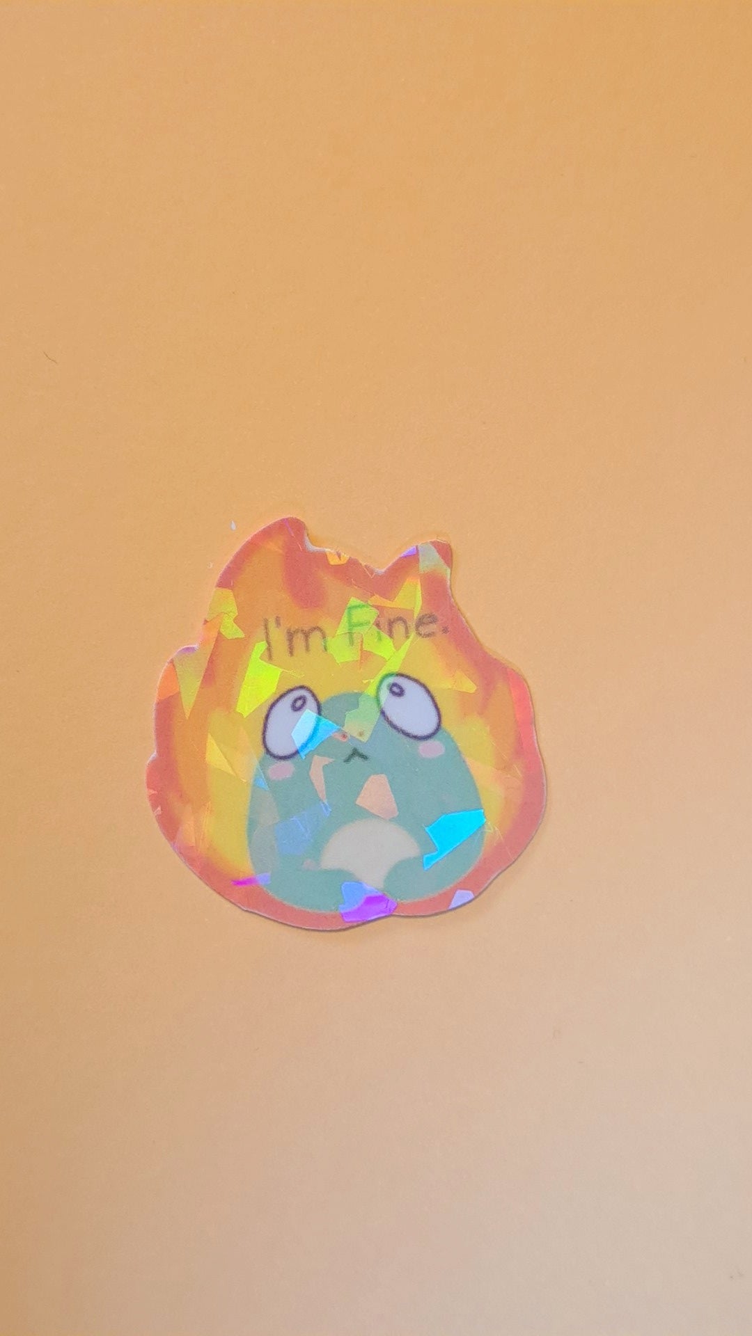 I'm Fine Frog Sticker